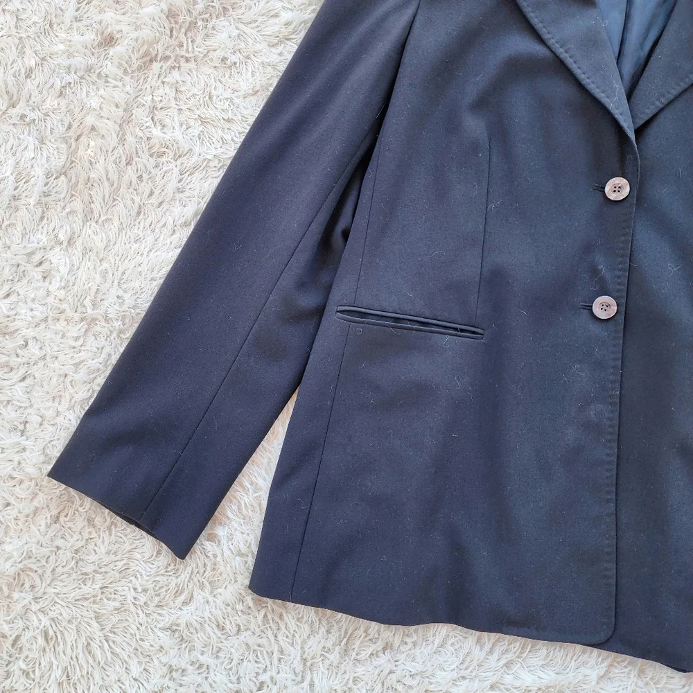 Michael‎ Kors Womens Black Double Button Blazer